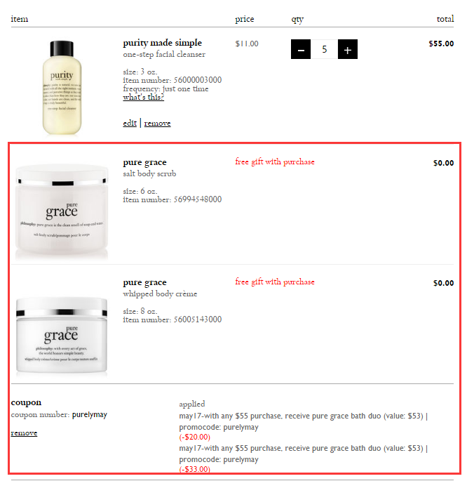 【55海淘节】Philosophy:自然哲理 护肤产品 满送价值身体乳+磨砂膏!