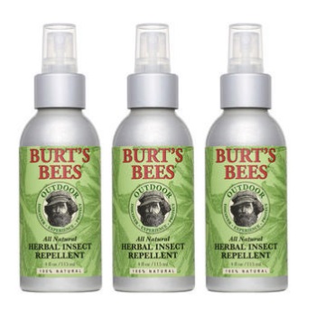 【55专享】包邮*！Burt's Bees 小蜜蜂 天然植物驱蚊液 115ml*3 159元