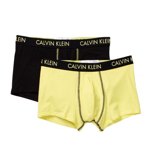 【4.3折！】Calvin Klein 凯文克莱 男士平角裤 两只装 三色选 $14.97（约108元）