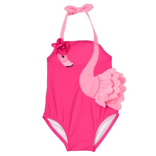 【55海淘节】Gymboree 金宝贝 火烈鸟女童泳装 .97（约108元）