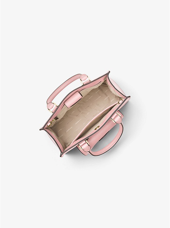 【超美樱花粉历史新低价！】MICHAEL Michael Kors Bridgette 中号十字纹牛皮托特包 $134（约971元）