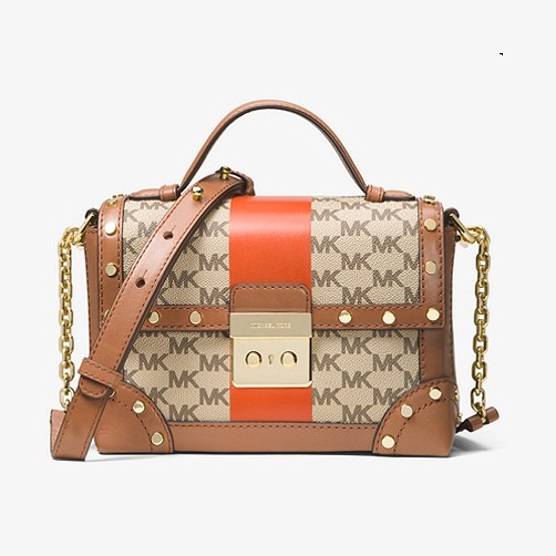 【潮人都爱小方盒子包！】MICHAEL Michael Kors Cori 复古小方盒子斜挎包 $198（约1434元）