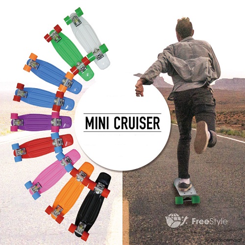 新手入坑板：MINI CRUISER 巡航板peneeskebor滑板 *稳定 多色可选 3726日元（约228元）