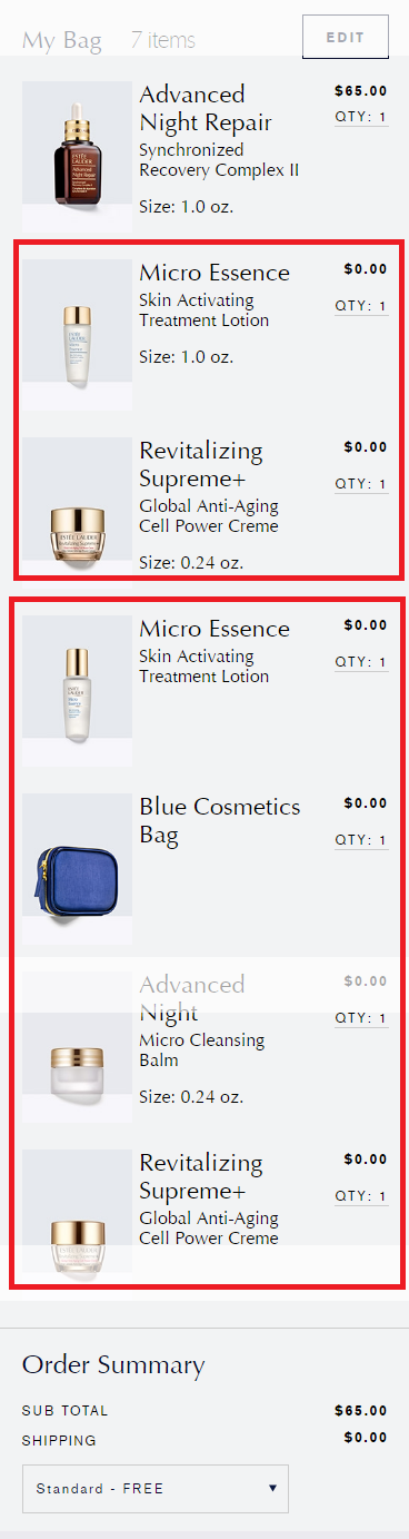 【55海淘节】Estee Lauder 雅诗兰黛美国官网：ANR系列全线双倍积分+满送ANR四件套+每满送一件小样