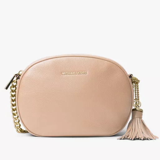 【55海淘节】Michael Kors 中号 Ginny 皮制斜肩包 $85.5（约619元）