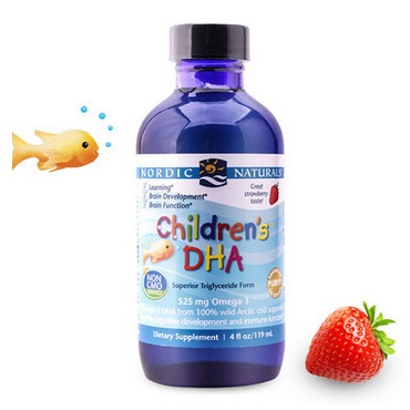 Nordic Naturals 挪威小* 草莓味儿童DHA*油237ml  .06（约160元）