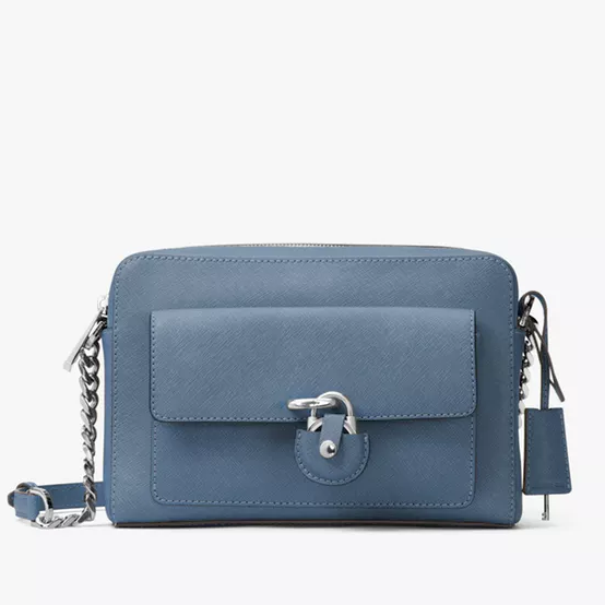 【55海淘节】3折收！MICHAEL Michael Kors 中号“Emma”皮制邮差包 .4（约561元）