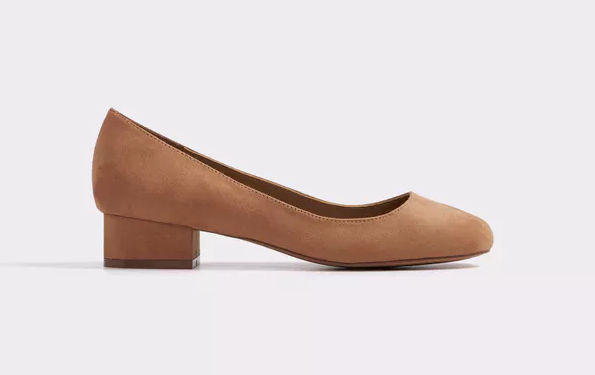 白菜价美鞋！ ALDO “Zeliwen” 驼色粗跟单鞋 $24.49（约177元）