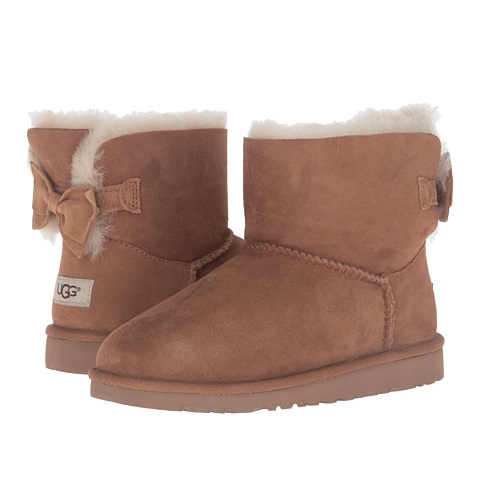 【4折好价！】UGG Kandice  大童款经典蝴蝶结雪地靴 $59.99（约435元）