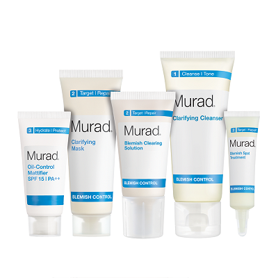 【超好价】Murad 慕拉 祛痘*护理5件套装 £21.5（约188元）