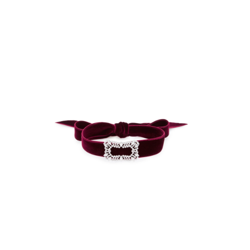 限时高返！Moda Operandi独家款--Fallon 黑/红色丝绒 Choker 套组 6（约1130元）