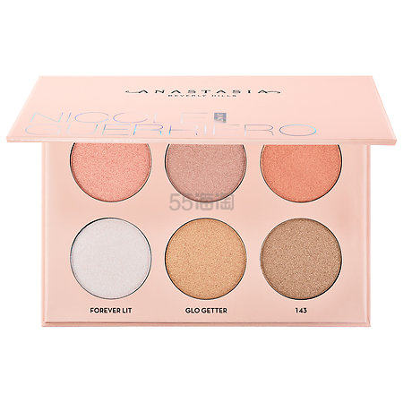 Anastasia Beverly Hills × Nicole Guerriero 合作款限量高光盘 $40（约290元）