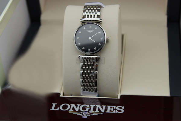 【55专享】女神林志玲代言款！Longines浪琴 La Grande Classique嘉岚瑰丽系列 镶钻石英女表L4.209.4.58.6  $925（约6572元）