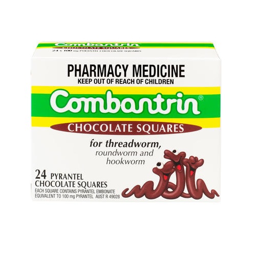 【55专享】新补货！Combantrin 驱虫巧克力块 24块 AU.99（约87元）