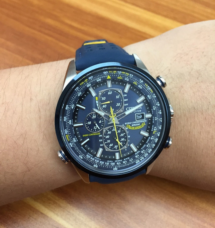 Citizen西铁城 Blue Angels 蓝天使系列 光动能男款手表 AT8020-03L $284.5（约2061元）