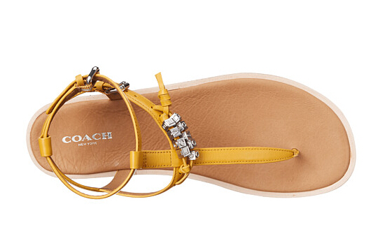 【3折！】COACH 蔻驰 Becky 女士凉鞋 $49.99（约362元）