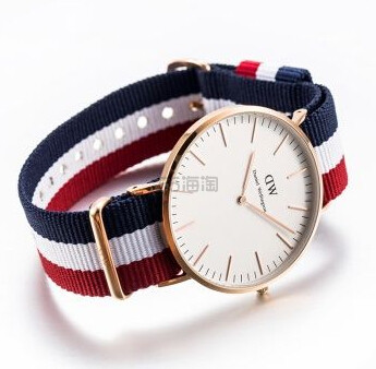 【3折！】Daniel Wellington Classic 系列 0103DW 男款时装腕表 $59.99（约435元）
