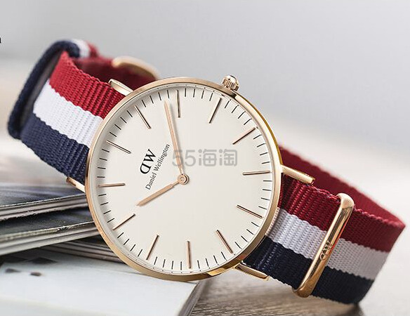 【3折！】Daniel Wellington Classic 系列 0103DW 男款时装腕表 $59.99（约435元）