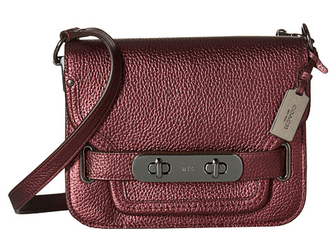 COACH Metallic Pebble Leather Small Swagger 金属色单肩斜挎包 2.9（约891元）