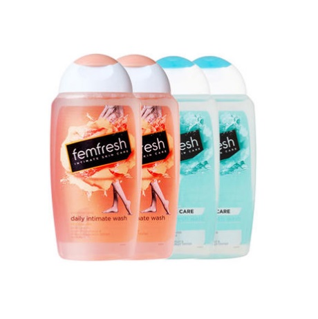 包邮*！Femfresh 芳芯 女性洗护液 250ml*4瓶 149元