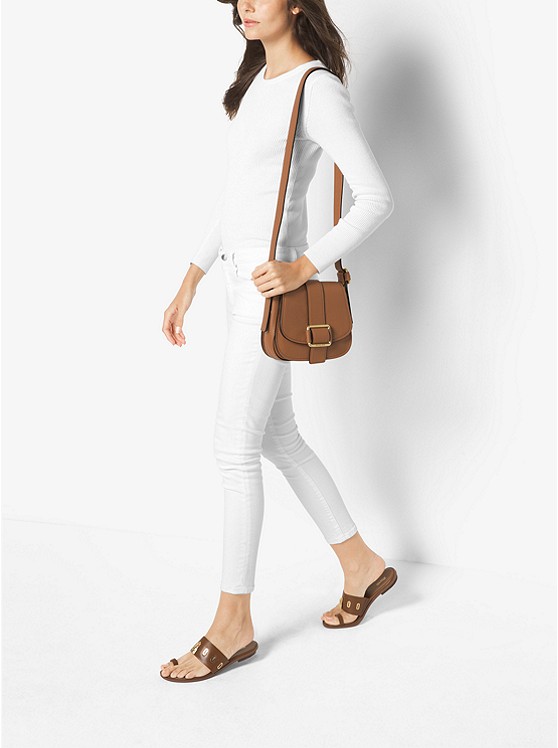 【5折！】Michael Kors 中号 Maxine 皮制马鞍包 $164（约1188元）