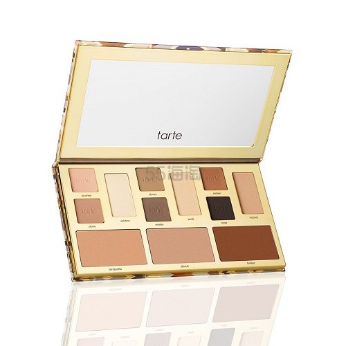 新品！Tarte 12小时持久亚马逊黏土眼影修容盘 $46（约333元）