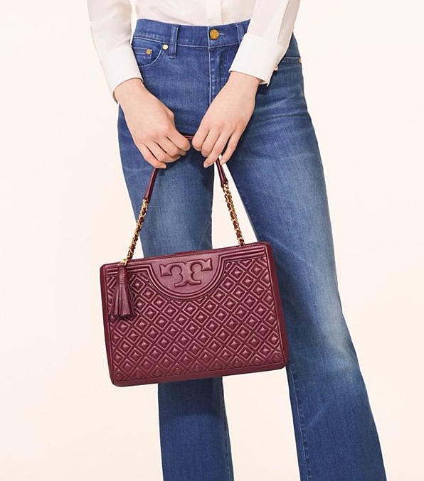 【人气爆款！】Tory Burch 汤丽柏琦 FLEMING 菱格纹链条包 2色选 $389（约2818元）