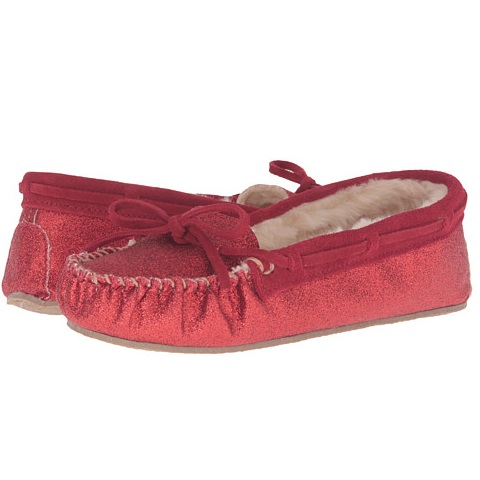 捡白菜！Minnetonka Glitter Cally Slipper 女款亮闪闪便鞋 $14.99（约109元）
