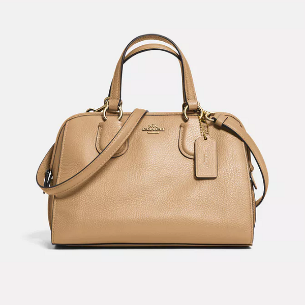 如果是新人额外8.5折 Coach 迷你 Nolita 荔枝纹皮手提包 0.5（约800元）
