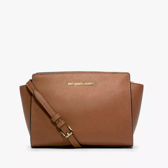 额外8折超低价！Michael Kors 中号 Selma 十字纹皮斜挎包 $95.76（约694元）