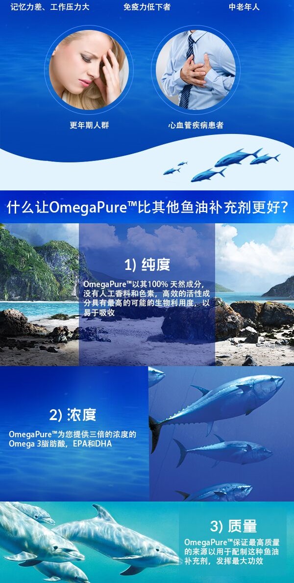 买1送1！Omegapure *油 1000mg £24.99（约218元）