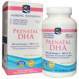 0税包邮中国！Nordic Naturals 挪威小* 孕妇DHA软胶囊500mg*180粒 .21（约277元）
