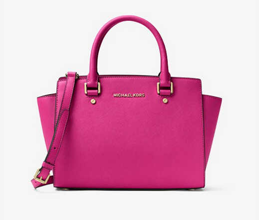 【5折！】Michael Kors Selma Saffiano  中号秋千包 2色选 $156（约1130元）