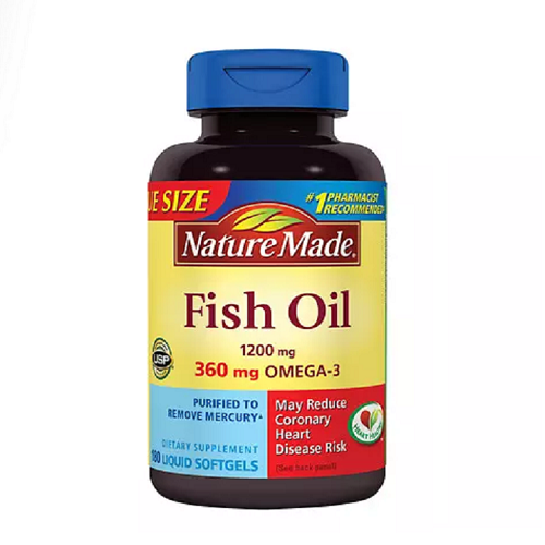 买1送1！Nature Made 天维美 深海*油 1200mg 180粒 .99（约145元）