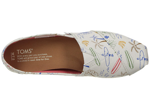 TOMS Seasonal Classics 女款印花帆布鞋 $32.99（约239元）