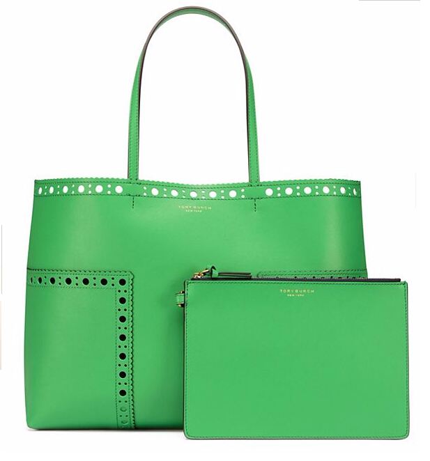 Tory Burch 汤丽柏琦 BLOCK-T 托特包 4色选 $329（约2383元）