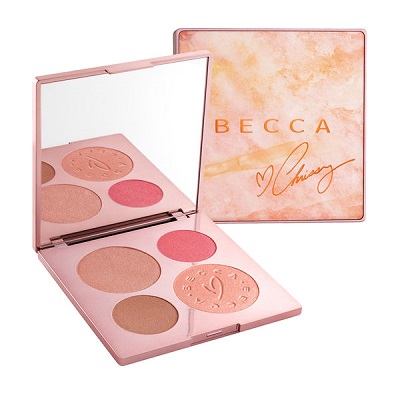 新上架！Becca Chrissy Teigen 限量合作款 腮红修容高光盘 £45（约393元）