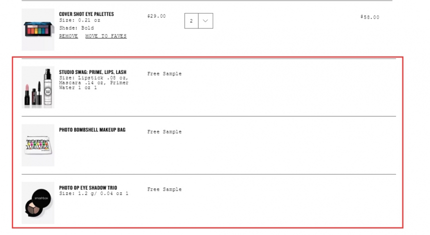 限时*！Smashbox Cosmetics：热门妆前美妆等全场满送自选彩妆礼包，内含正装！