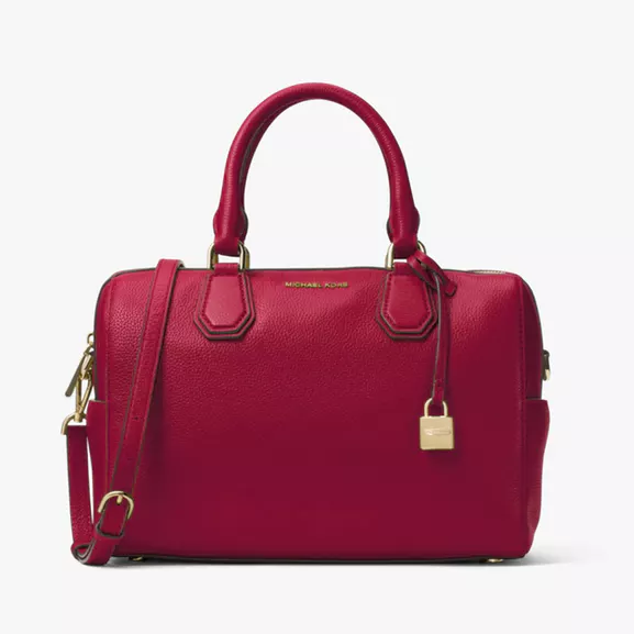 Michael Kors 中号 Mercer 全粒面荔枝纹皮水桶包 9（约1079元）