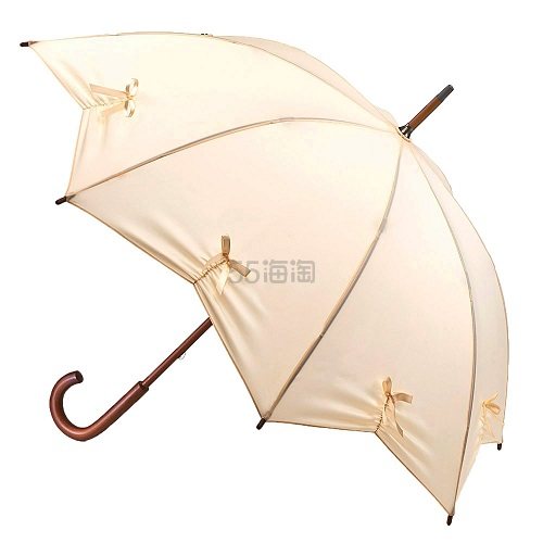限时*12%！【中亚Prime会员】Fulton 英国富尔顿典雅实木长柄不沾水晴雨伞 到手价166元