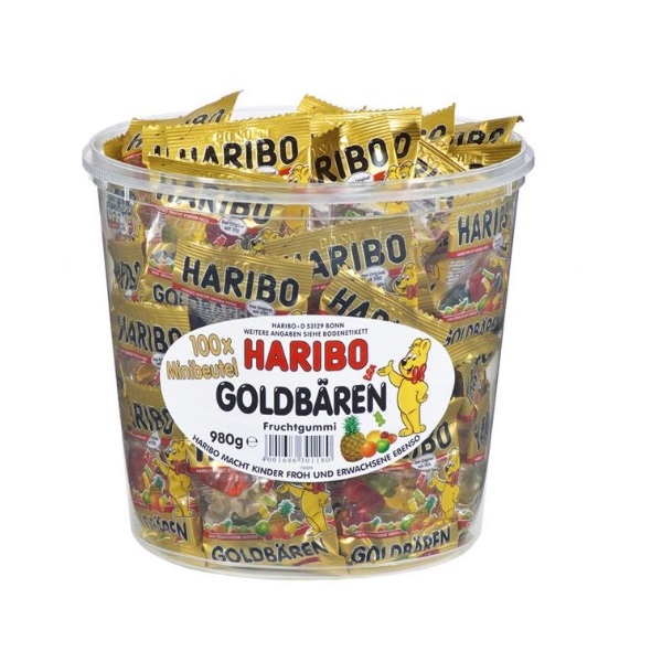 【55专享】免邮！Haribo 哈瑞宝 迷你小熊软糖1桶 9.95欧（约77元）