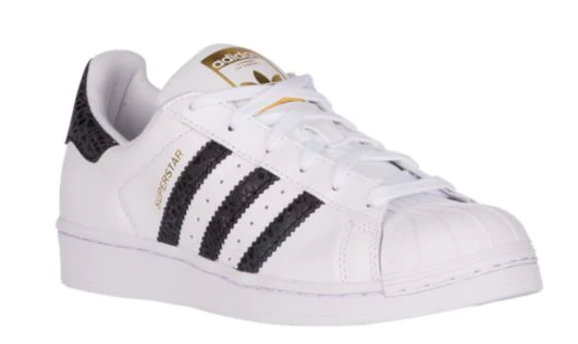 额外8折+包邮 Adidas Originals 三叶草“superstar” 女士运动鞋 黑色金标 $59.99（约435元）