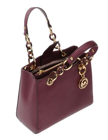 额外7折 MICHAEL Michael Kors 十字纹皮戴妃手提包 $160（约1159元）