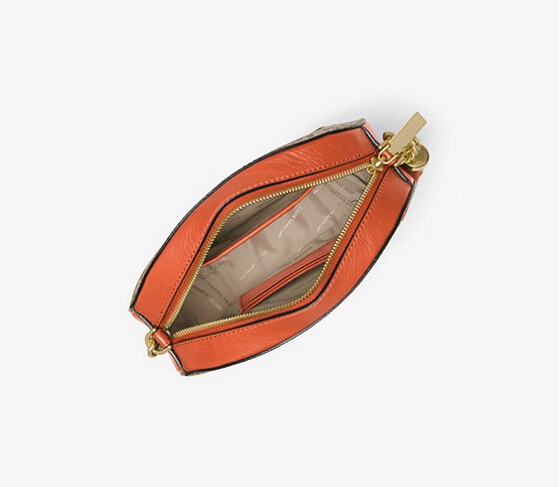 【4折！】MICHAEL Michael Kors Ginny logo 圆形拼接单件斜挎包 $91（约659元）