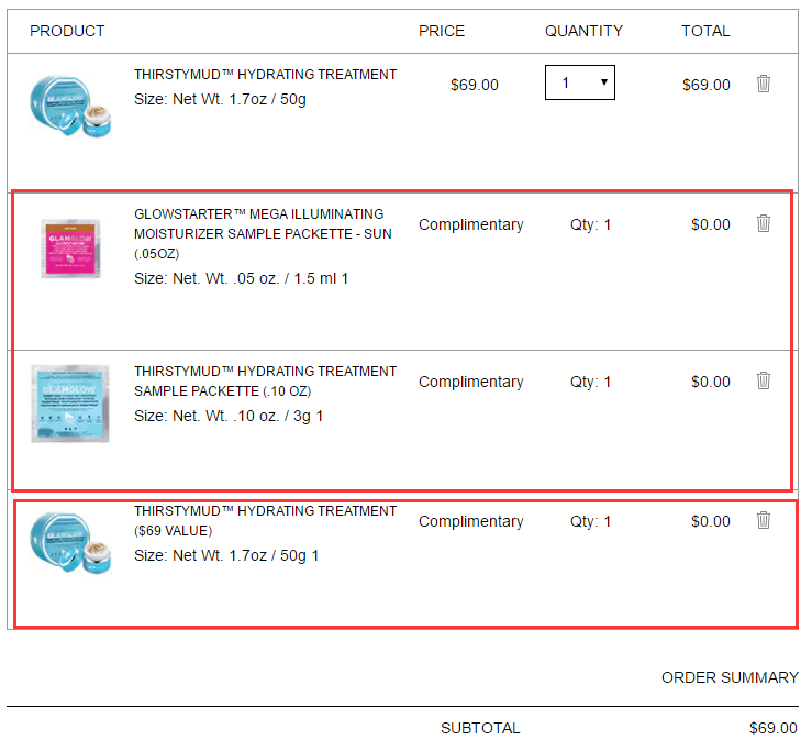 买1送1！Glam Glow 保湿舒缓发光面膜 50g  （约500元）