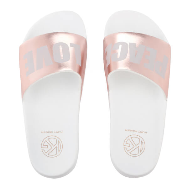 KG Kurt Geiger “PEACE & LOVE” 印字拖鞋 £35（约305元）