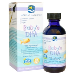 0税免邮中国！Nordic Naturals 挪威小* 婴幼儿鳕**油滴剂DHA 60ml .13（约88元）