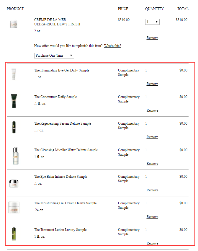 La Mer 官网：海蓝之谜 奇迹面霜等 送明星奇迹护肤套装等10件豪华赠礼！