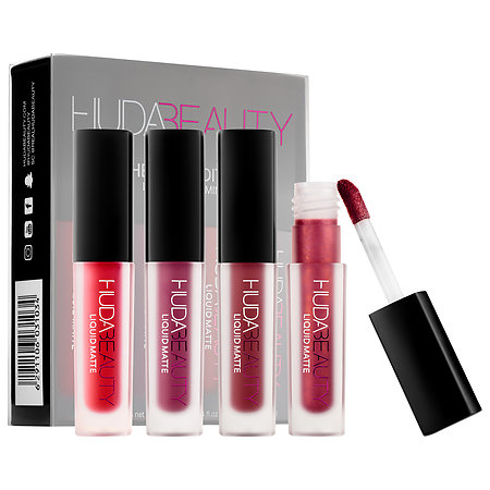 新品！Huda 哑光液体唇膏迷你套装 （约239元）
