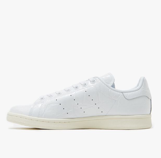 adidas Stan Smith 女款纯白褶皱皮革小白鞋 .99（约413元）